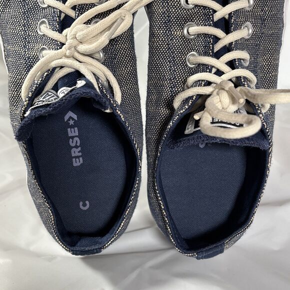 Converse Chuck Taylor All Star Ox Blue Low Canvas Sneakers (Men 12, Women 14) - Picture 6 of 7